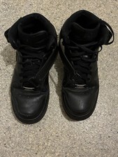 Nike Air Force 1 Mid Black/Black Mens Sneaker...