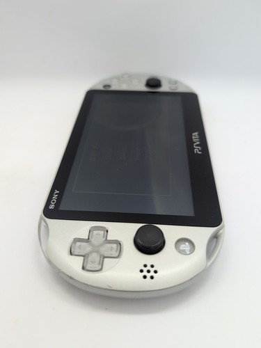 PS Vita PCH-2000 ZA25 Wi-Fi PlayStation VITA Silver Game Console Used Tested - Picture 3 of 4