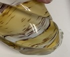 Art Glass Conch Sea Shell Sculpture 9 1/2 IN Hand Blown Yellow/Tan — photo 6
