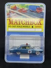 Lesney Matchbox 20 Custom Chevrolet Impala Police Car Grey Wheels Blister Pack