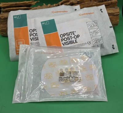 OPSITE POST-OP VISIBLE 10x8cm Verband Knie / Gelenk Dusch Pflaster  PZN 03725117
