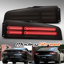 Quad-Loop Style NOVA-Series LED Tail Lights Fit 23-25 Nissan Z  Alpha-Black