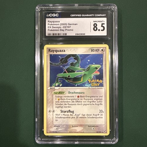 Rayquaza graded CGC 8.5 for sale on eBay