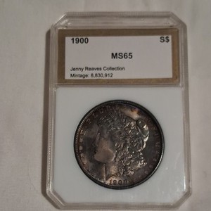 1900 Morgan Silver Dollar $1 MS65 PCI Slabbed Philadelphia