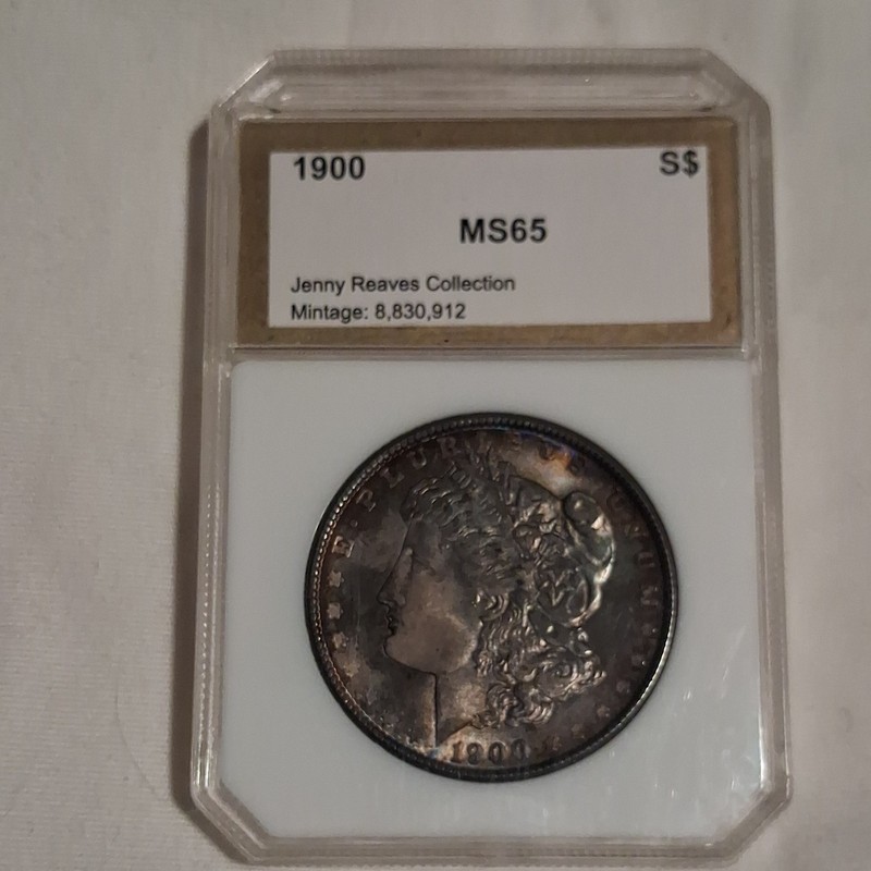 1900 Morgan Silver Dollar $1 MS65 PCI Slabbed Philadelphia