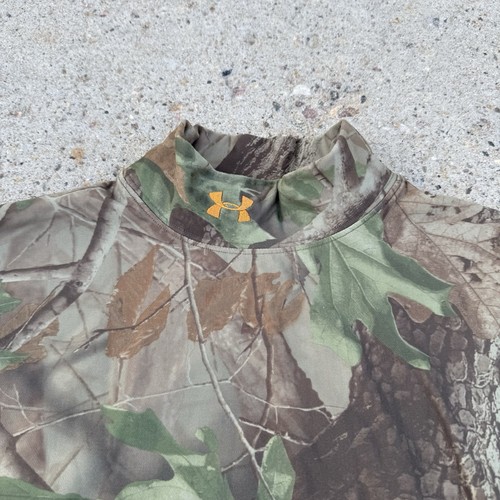 Set of Mens Under Armour Coldgear Realtree AP Camo Shirt and Leggings XL - Picture 3 of 13
