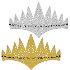 Beistle Glittered Laser Cut Tiaras - General Occasion Party Supply