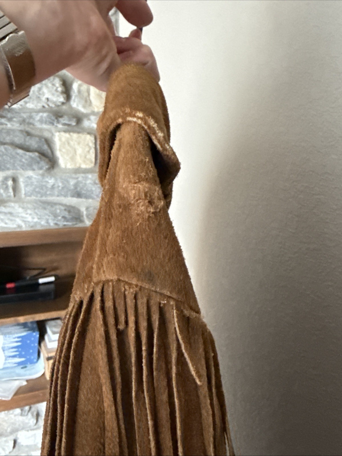 Vintage 70s Schott NYC RANCHER Western Fringe Leather Jacket Men’s Size 38