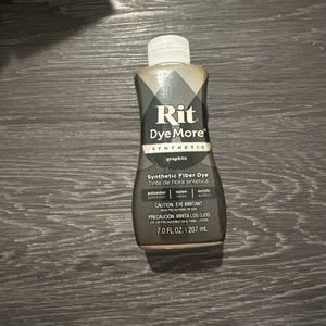 Rit DyeMore Synthetic Fabric Dye – Graphite (New)