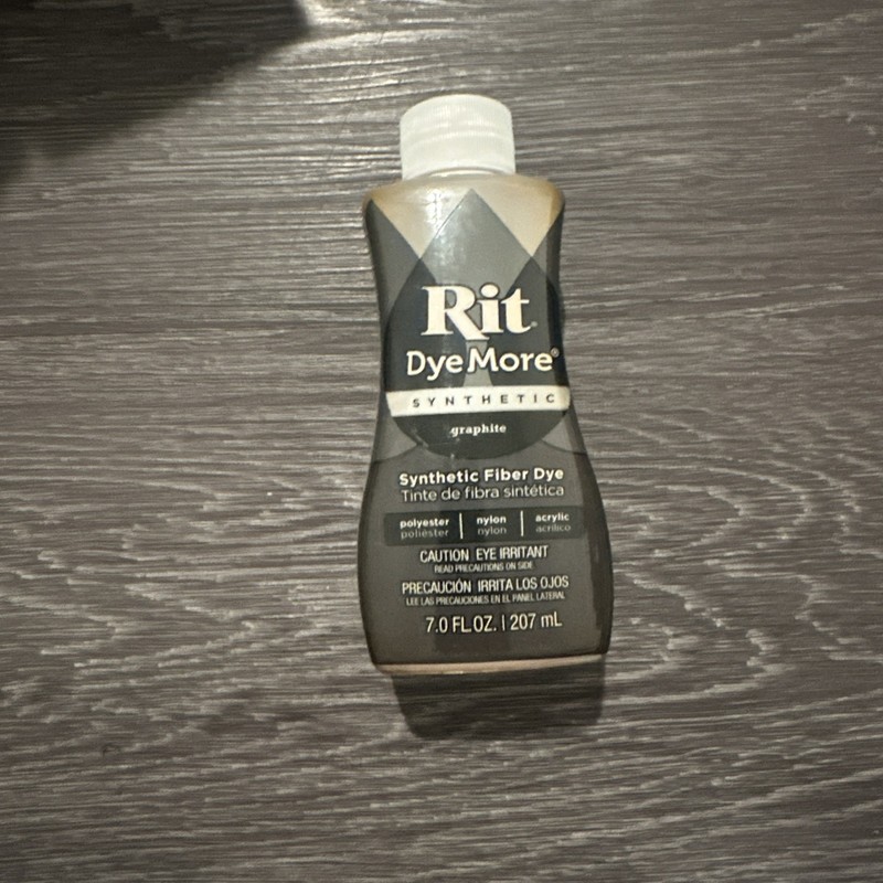 Rit DyeMore Synthetic Fabric Dye – Graphite (New)