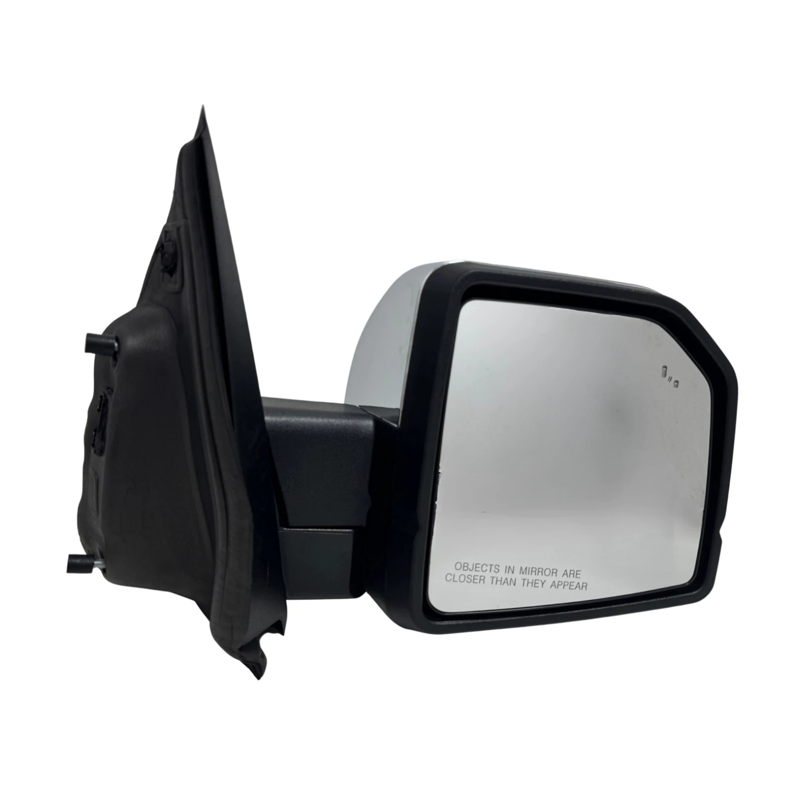 View Passenger Side Mirror with Chrome Cover