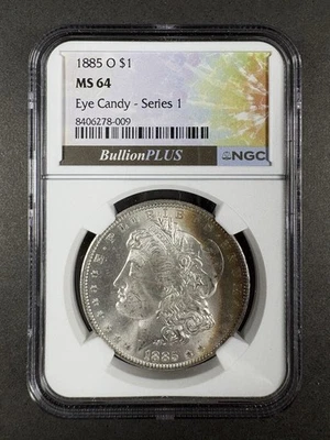 プラチナ★1995 マン島 1/25C TURKISH NGC MS64 マン島 1885-O Morgan Silver Dollar NGC MS64 Bullion Plus Eye Candy Series
