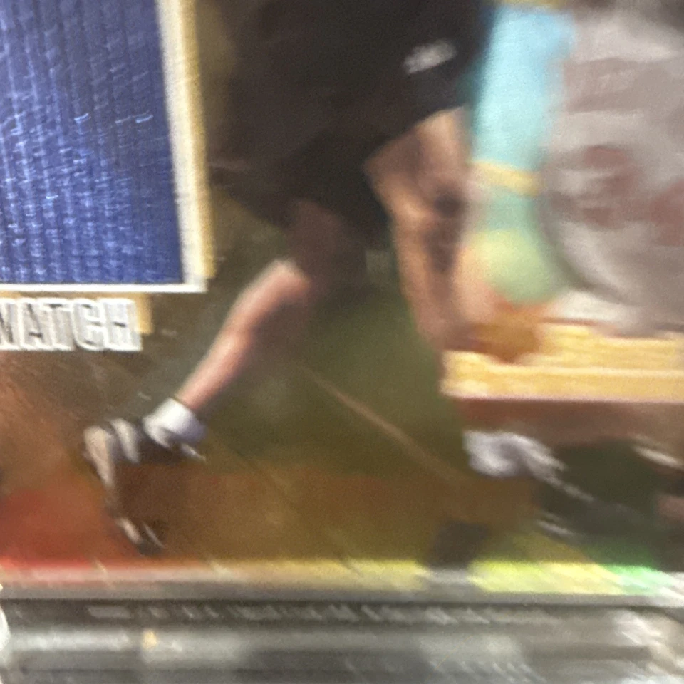 1997 Bowman's Best #98 Allen Iverson Jersey Fusion Jogo Usado Swatch - Imagem 2 de 4