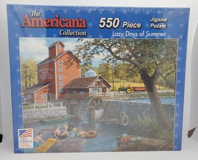 NEW Sealed The American Collection 550 Piece Jigsaw Puzzle Lazy Days Of Summer