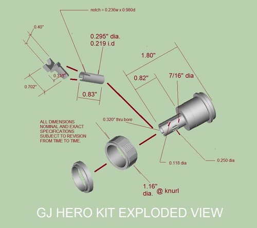 Kit de boquillas de metal Star Trek, Greg Jein, trineo de latón, kit de tubo ranurado de latón - Imagen 5 de 11