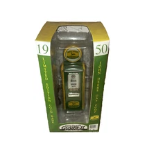 Vintage 1950 Deere Gas Pump Replica Coin Bank with 1937 Deere Gas Pump Nos