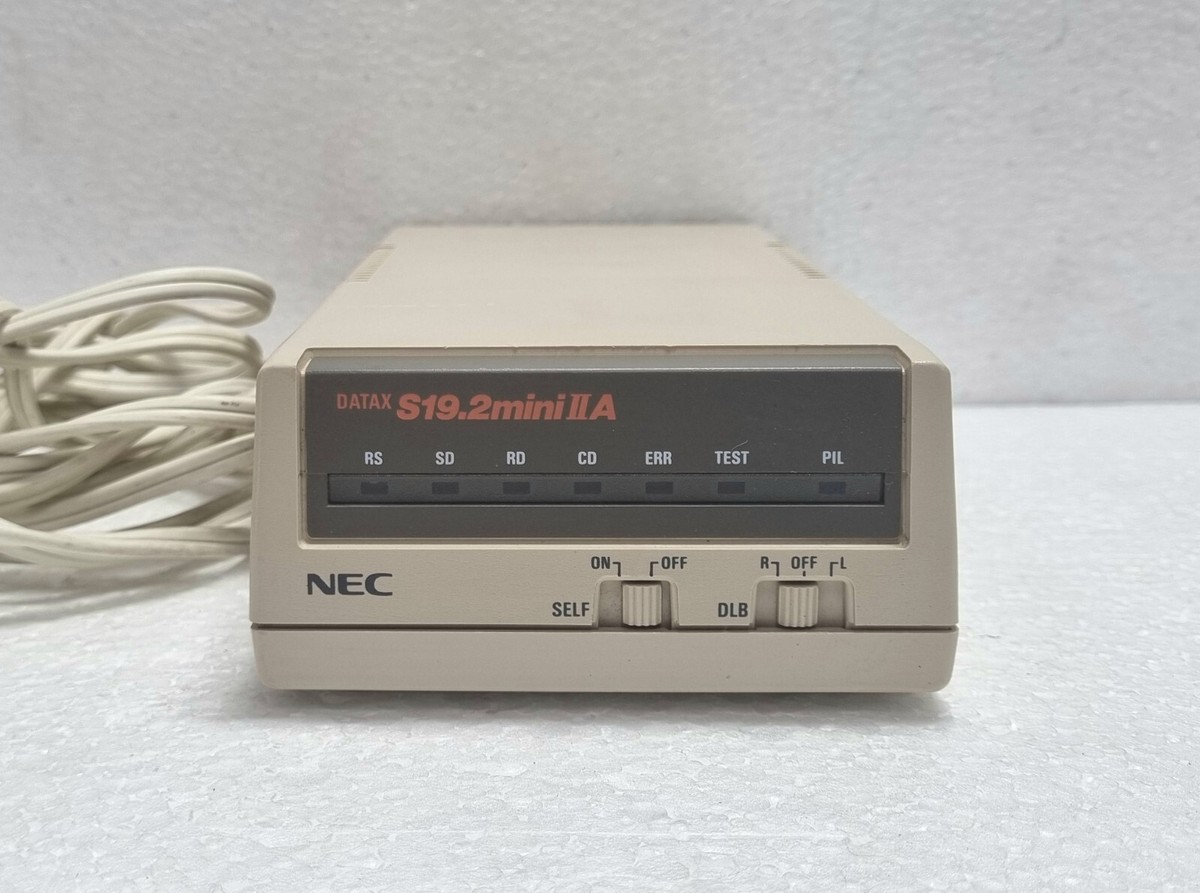 NEC DATAX S19.2mini ⅡA 変復調装置　２台 NEC DATAX S19.2mini ⅡA 変復調装置 2台
