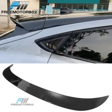 Fits 21-24 Ford Mustang Mach-E ABS Gloss Black Rear Roof Window Spoiler Wing