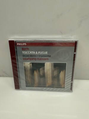 Rubsam : Toccata & Fugue CD  Bach Organ Works Wolfgang Rubsam New Sealed