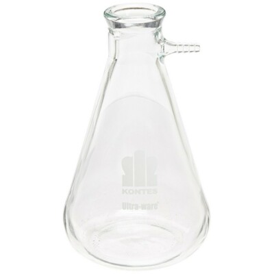 FILTERKOLBEN KONISCHE FORM GLAS SEITENARM 1000ML 