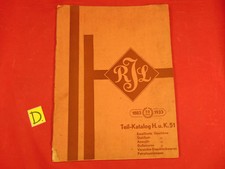 Teil-Katalog H.u.K.51 Robert Jacobi Emallierte Stahlblech-Geschirre ca.28x22cm