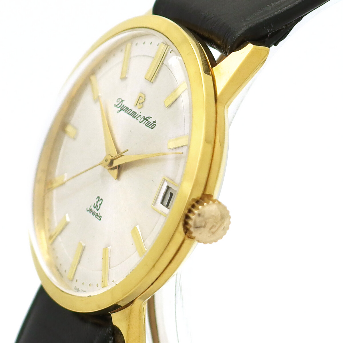 Ricoh Dynamic Auto Ref.57109-45 Gold-plated box buckle 33 stones Automatic  1960s