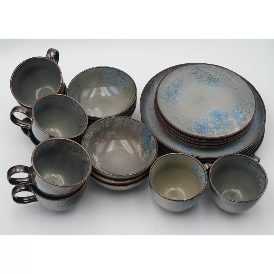 Macy's Laurie Gates Selene Stoneware Dinnerware Reactive Glaze Pattern *PICK* - Image 2 of 3