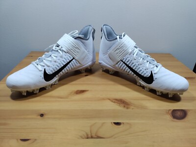 Nike Alpha Menace Pro 2 Mid Lineman Football Cleats White