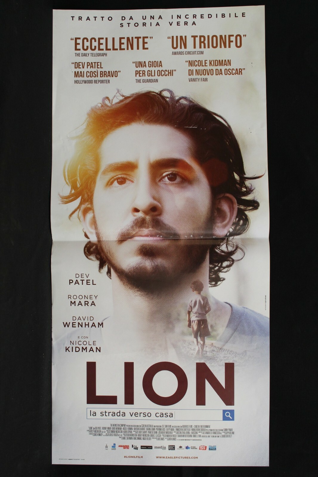 Locandina originale film Lion - La strada verso casa (2015) - Regia di Garth Davis