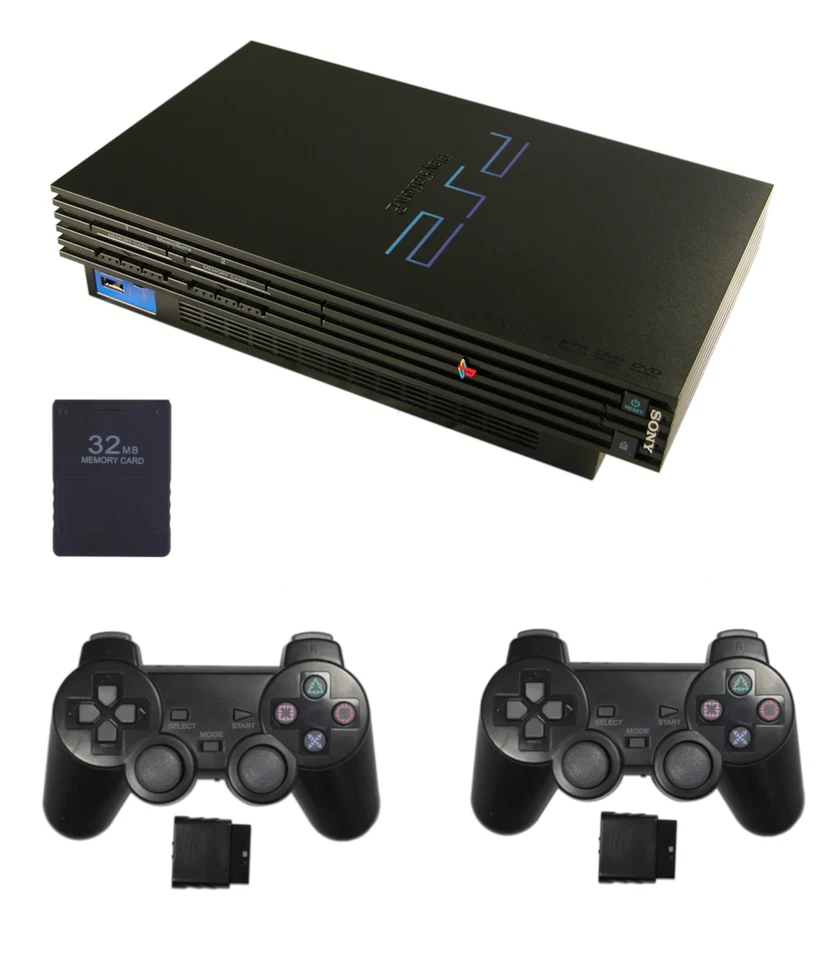 GUARANTEED FAT Playstation 2 Console PS2 BRAND NEW Controllers PS1 Compatible G - Image 2 of 2