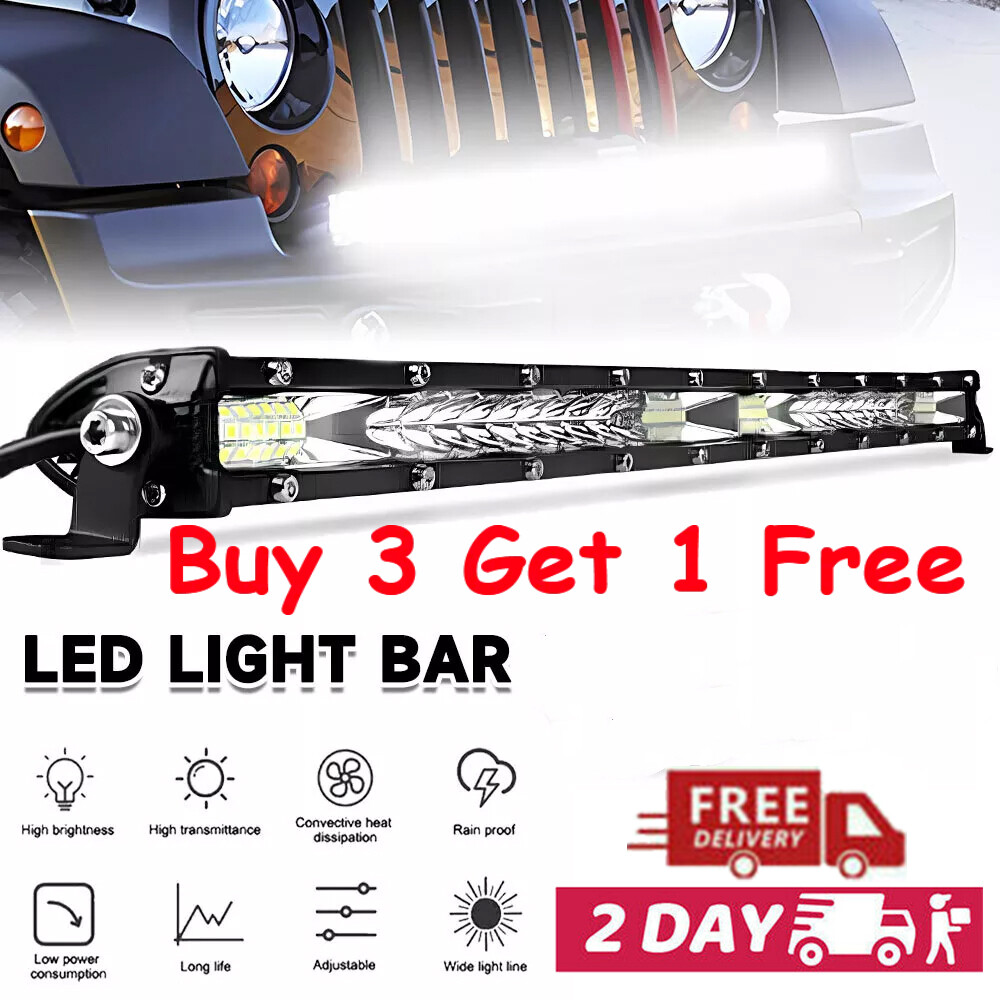 20"in 1520W LED Light Bar Flood Spot Combo For Jeep - Foto 3