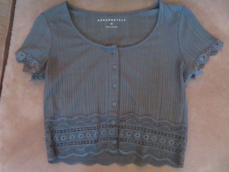 AEROPOSTALE TOP (ARMY GREEN)