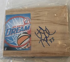CATHERINE KRAAYEVELD Atlanta DREAM Basketball WNBA Signed Floor Tile 5"x4"