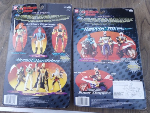 Saban Bandai Masked Rider MOC MIP Lot Cyclopter Action Figure Super Revvin Bike - Picture 15 of 23