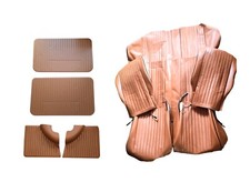 Kit Interni Fiat 500 L d'epoca Alta Qualità Fodere sedili E Pannelli Porta ocra