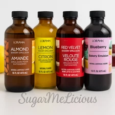 LorAnn Oils 16 Oz Bakery Emulsion Emulsions Baking Extract Pick from 23 Flavors 