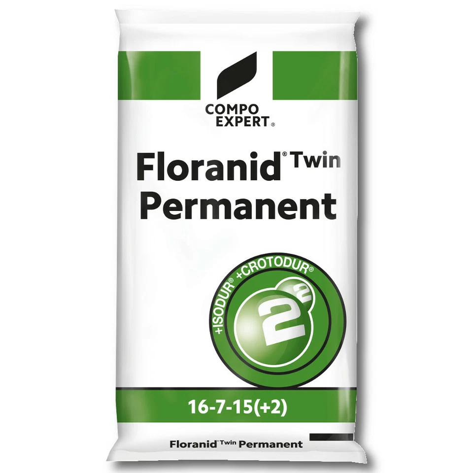 Engrais pour pelouse COMPO EXPERT Floranid Twin Permanent 25 kg Engrais professi - Photo 1/1
