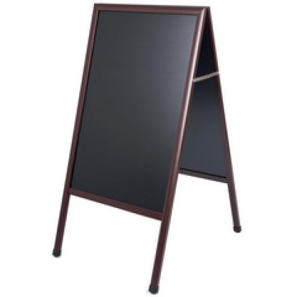 Thumbnail - Kundenstopper, Mit Kreideoberfläche, Kirschoptik Bi-office Dkt10404052