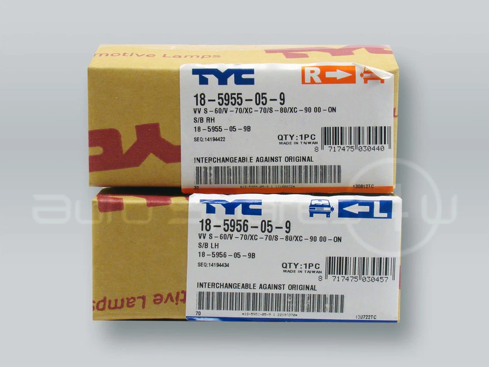 TYC Smoke Fender Side Marker Lights PAIR fits VOLVO S60 V70 S80 XC90 — 第 3/3 张图片