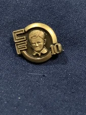 Vintage cTo/ O.C. Tanner Co CF (Cystic Fibrosis) 10 Pin/Gold Over Sterling