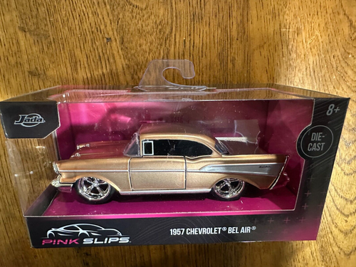 Chevrolet Bel Air 1957 1/32 Jada Toys "Pink Slips" - Nuevo sellado de fábrica - Imagen 2 de 3