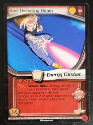 Dragonball Z - TCG - Red Thrusting Beam #24