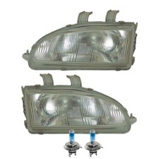 Scheinwerfer Set elektrisch inkl. Premium Lampen für Honda Civic V Hatchback EG