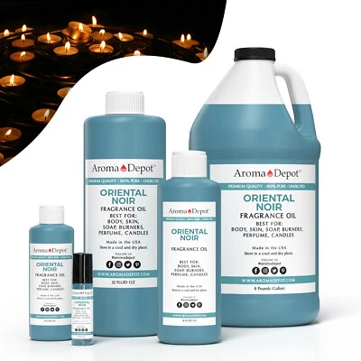 AROMA DEPOT Oriental Noir fragrance Oil for Body, Candles, Soap, Lotion, Perfume & Diffusers