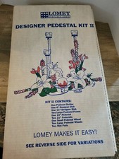Vintage Designer Pedestal Kit 2 Lomey Spotless Group Floral Design Wedding More