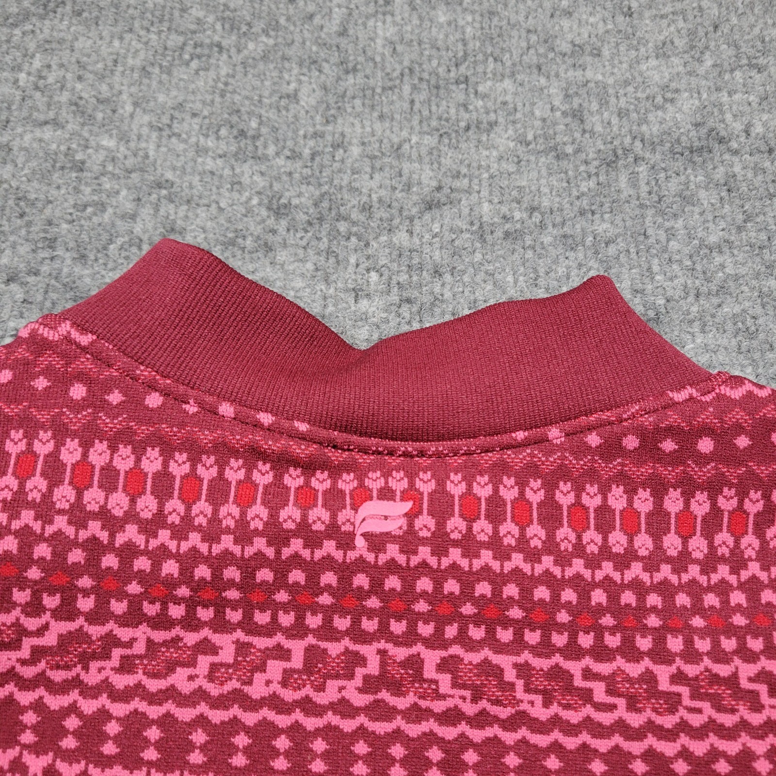 Fabletics Sweatshirt Womens Medium Red Active Str… - image 8