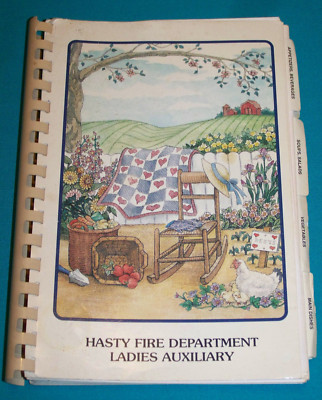 Hasty Fire Department Auxiliary Cookbook Thomasville NC 1993 North Carolina