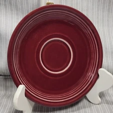 Fiesta-ware SAUCER "Cinnabar" Maroon-Red - Post86' HLC