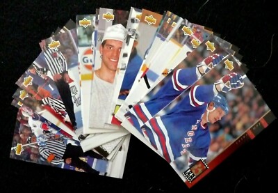 1993/94 UPPER DECK HAT TRICKS, GRETZKY'S GREATS, NEXT IN LINE PICK CHOOSE SAVE