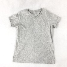 Champion T Shirt Boy Youth XL Gray Solid Duo Dry Short Sleeve Top